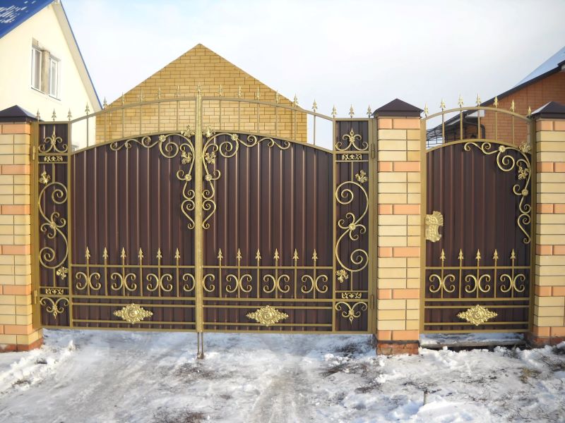 Ворота с калиткой
